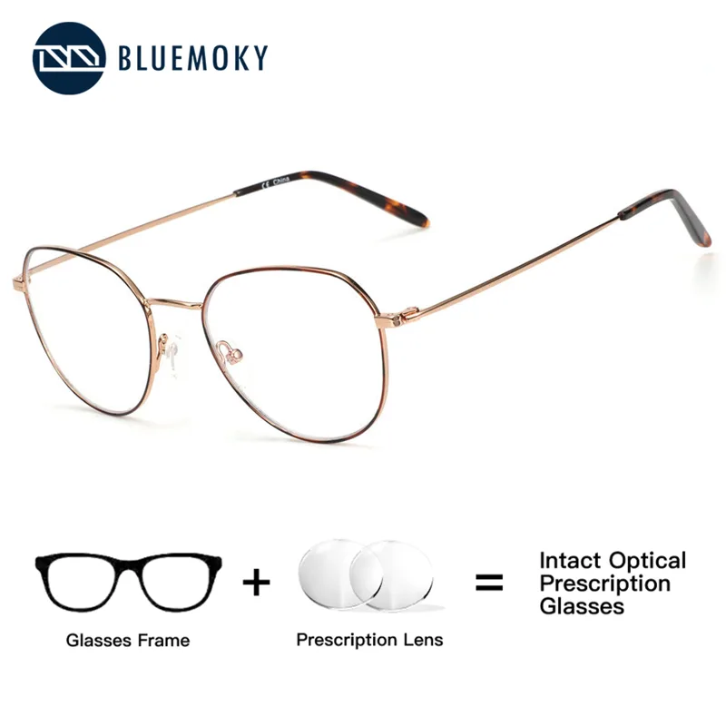 Anti Blue Light Film - BLUEMOKY Lunettes de prescription personnalisées circulaires