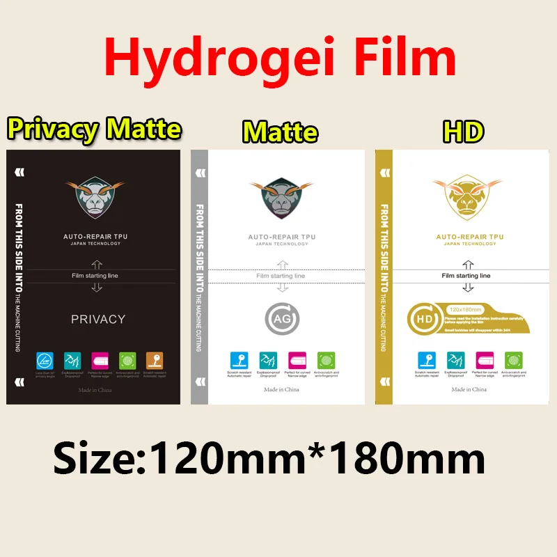 Flexible Tpu Film - Film Hydrogel Flexible de Protection givrée