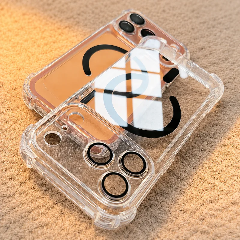 Camera Lens Protector - Coque transparente antichoc à quatre coins