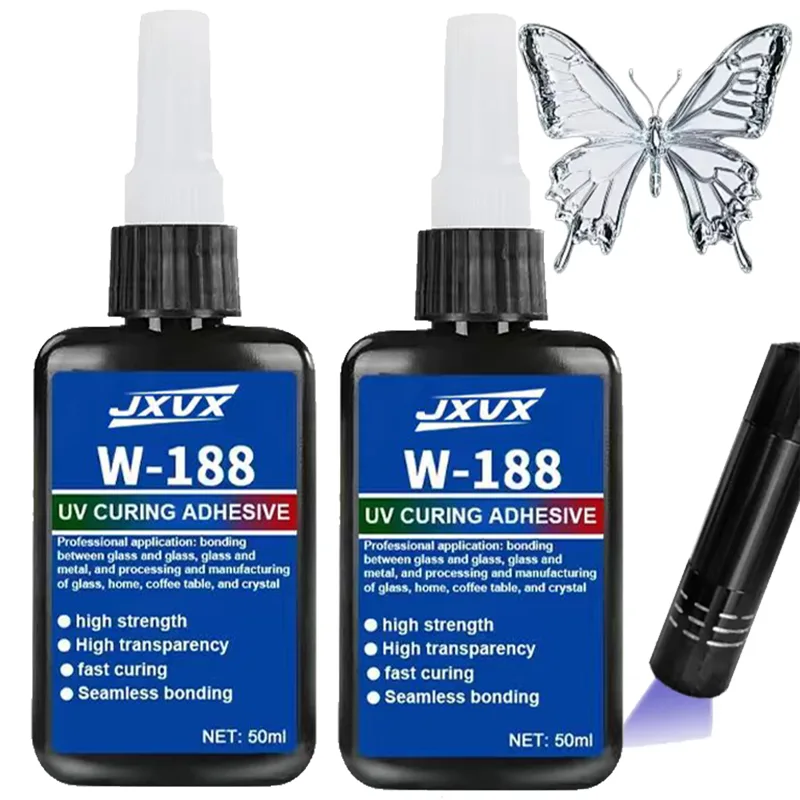 Liquid Uv Glue Kit - Résine UV professionnelle 2025 - Durcissement
