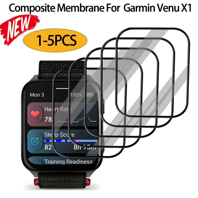 Curved Edge Screen - Film anti-rayures pour Garmin Venu X1,