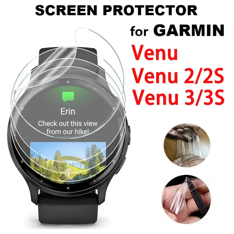 Hydrogel Screen Protector - Film Hydrogel pour Garmin Venu 3