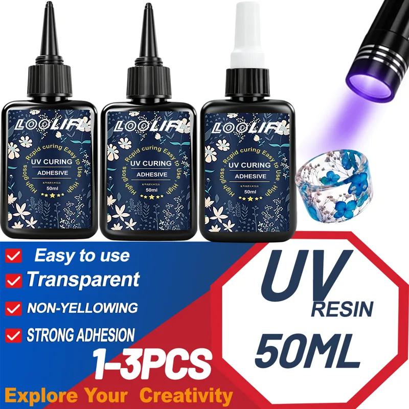 Liquid Uv Glue Kit - Kit de colle à résine UV