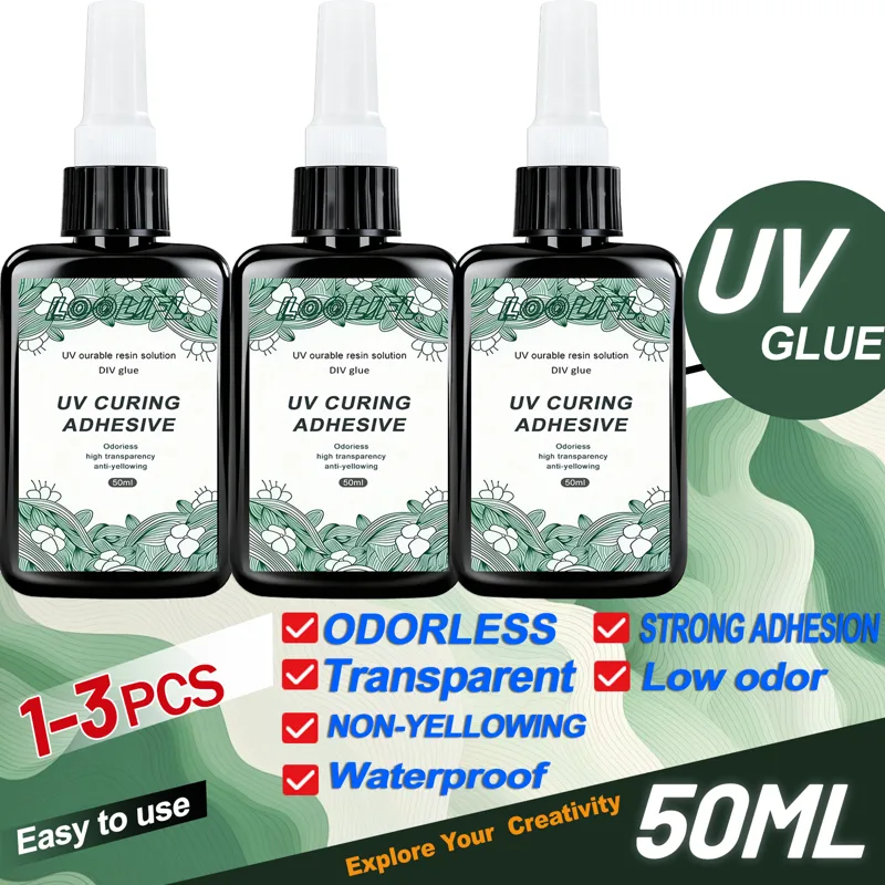 Liquid Uv Glue Kit - LOOLIFL Nouvelle colle UV forte 50