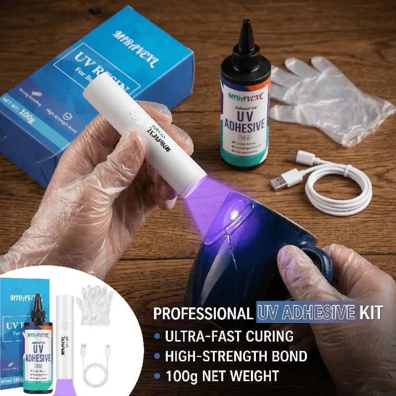 Liquid Uv Glue Kit - Kit de résine UV amélioré avec