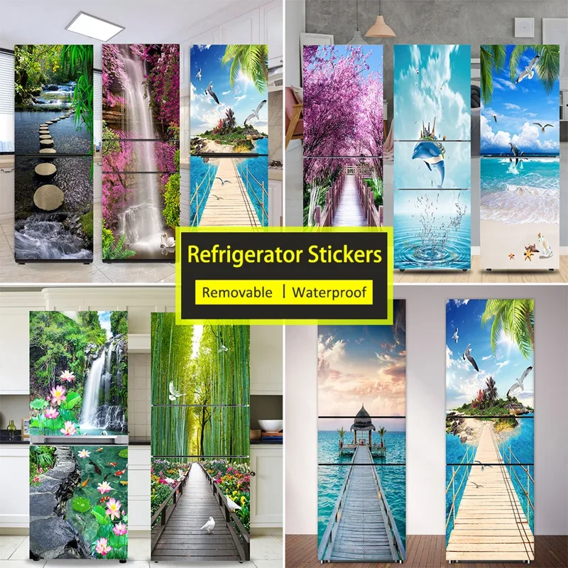 Full Cover Adhesive - Autocollant de réfrigérateur de bord de