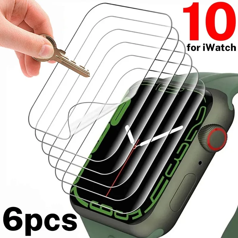 Flexible Tpu Film - Protecteur d'écran transparent HD pour iWatch,