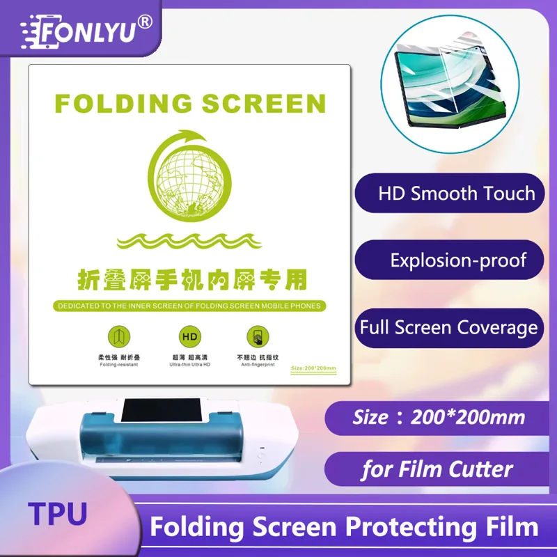 Screen Protector Cutter - FONLYU HD Film Hydrogel Flexible en