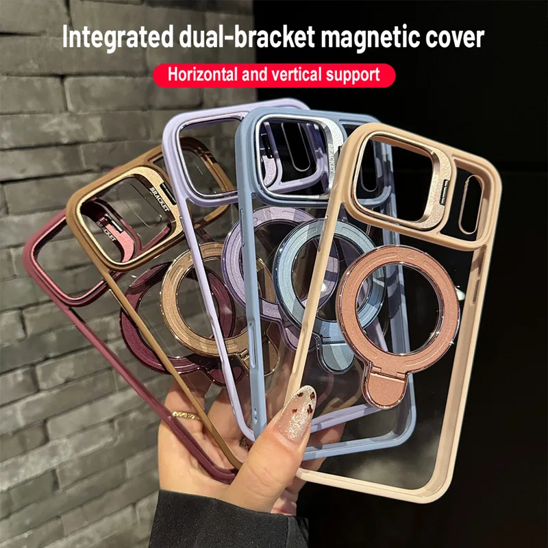 Camera Lens Protector - Coque de téléphone magnétique MagSafe pour