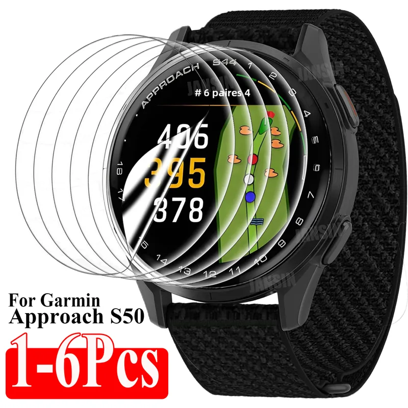 Hydrogel Screen Protector - Protecteur d'écran pour Garmin Approach S50,