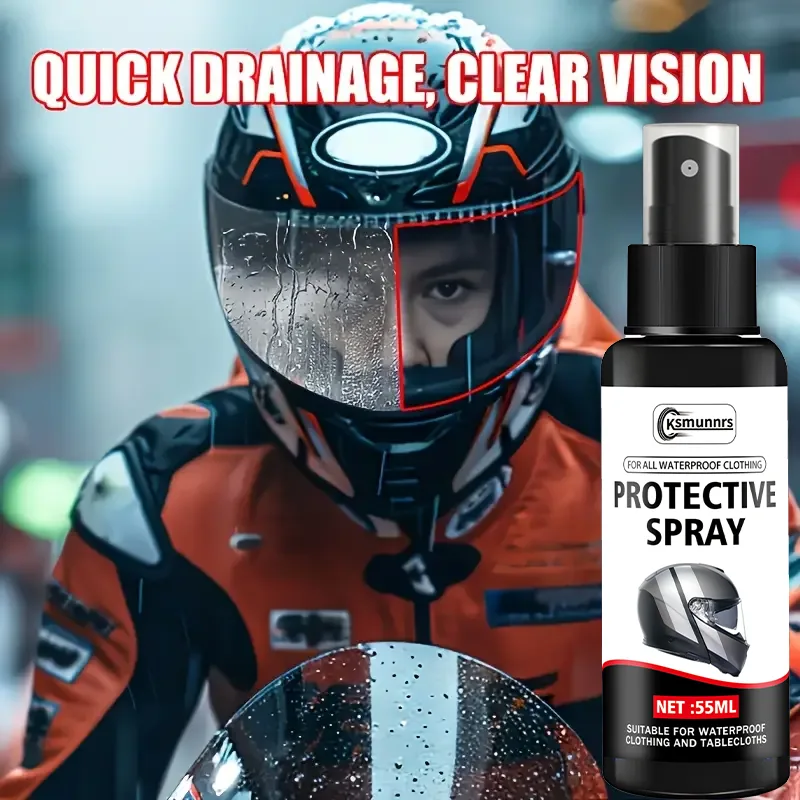 Nano Liquid Coating - Spray antibuée pour casque de moto