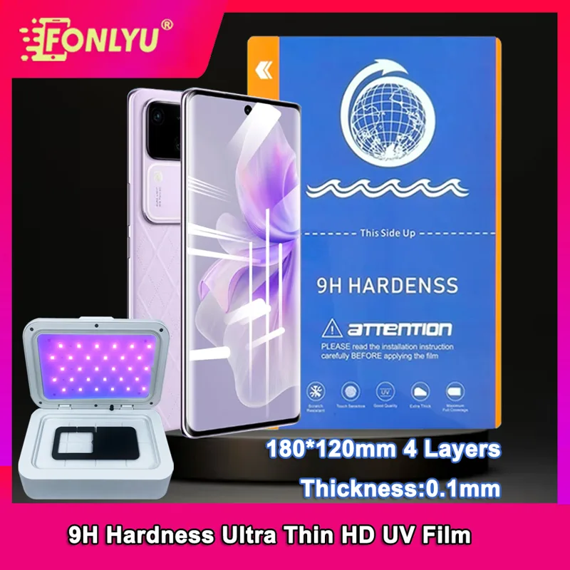 Screen Protector Cutter - FONLYU HD Film UV protecteur d'écran