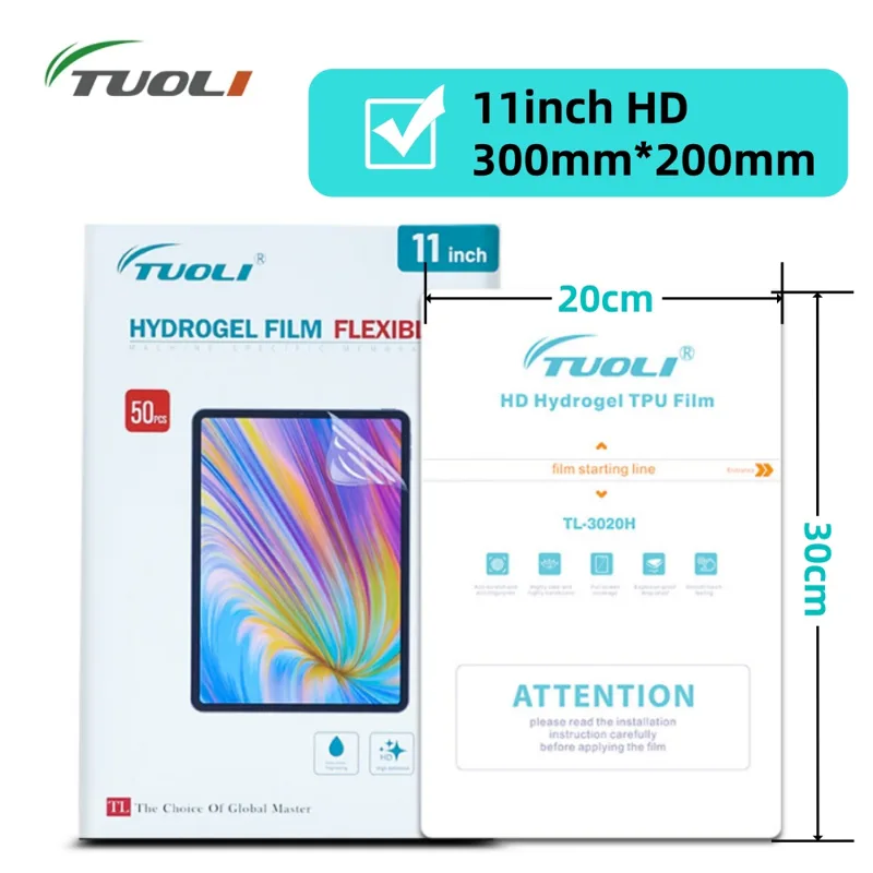 Screen Protector Cutter - TUOLI 10 pièces tablettes universelles Film