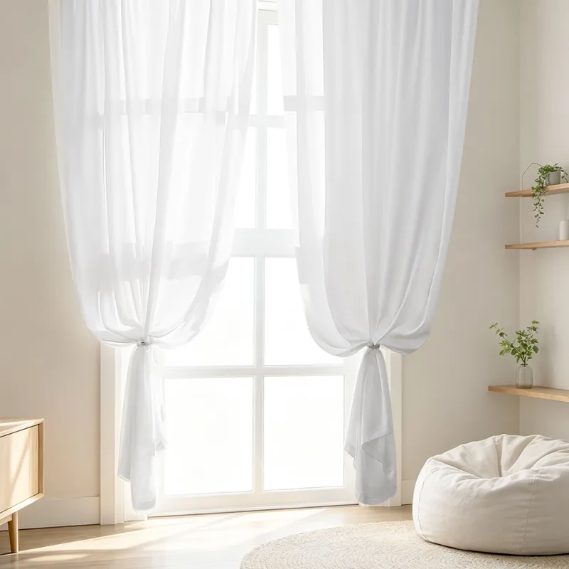 Lot de 2 rideaux voiles unis b - Privacy Filter 2Pack avis et prix