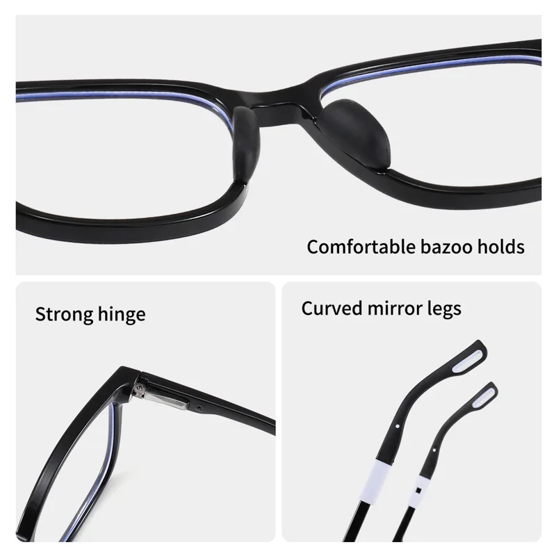 Lunettes optiques rétro rondes - Anti Blue Light Film avis et prix