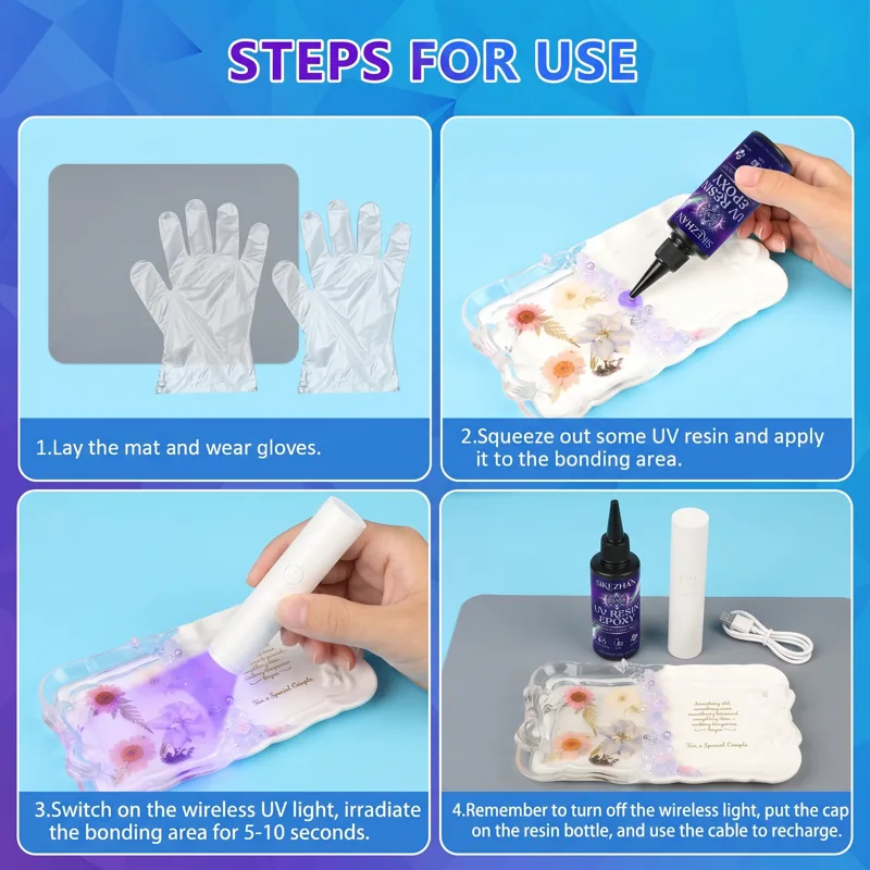 Kit de colle UV transparente a - Liquid Uv Glue Kit avis et prix