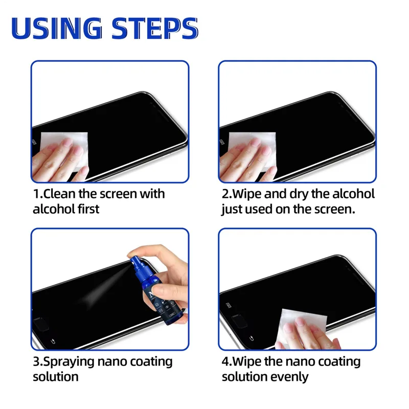 Spray protecteur d'écran, Film - Oleophobic Coating Spray avis et prix