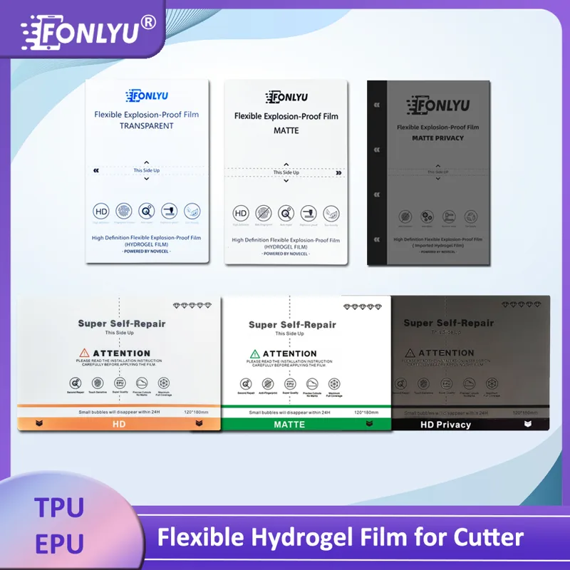 FONLYU 50pc universel HD mat c - Screen Protector Cutter avis et prix