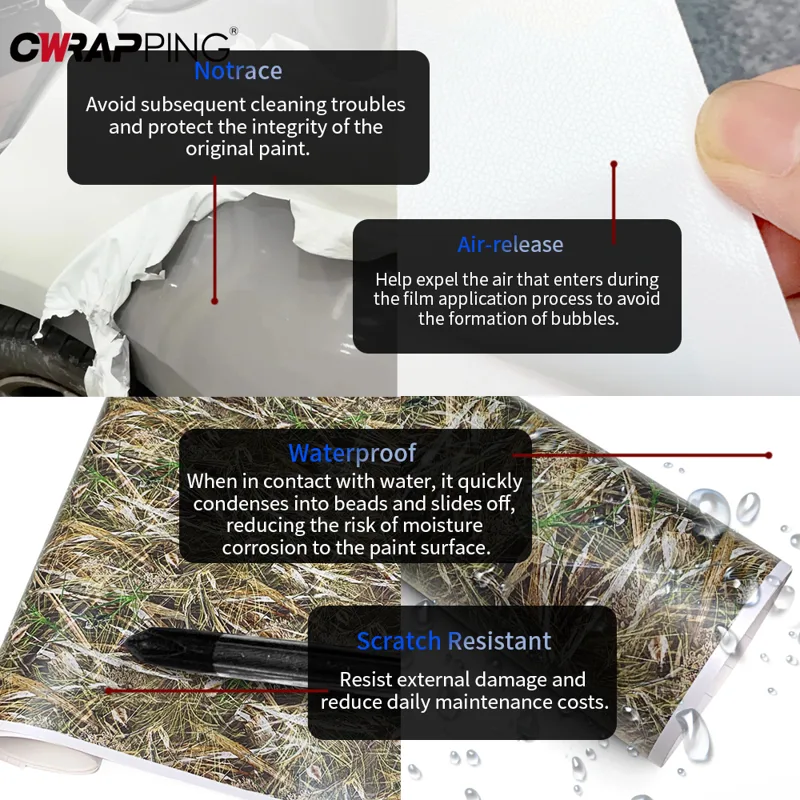 Autocollants de camouflage en  - Full Cover Adhesive avis et prix
