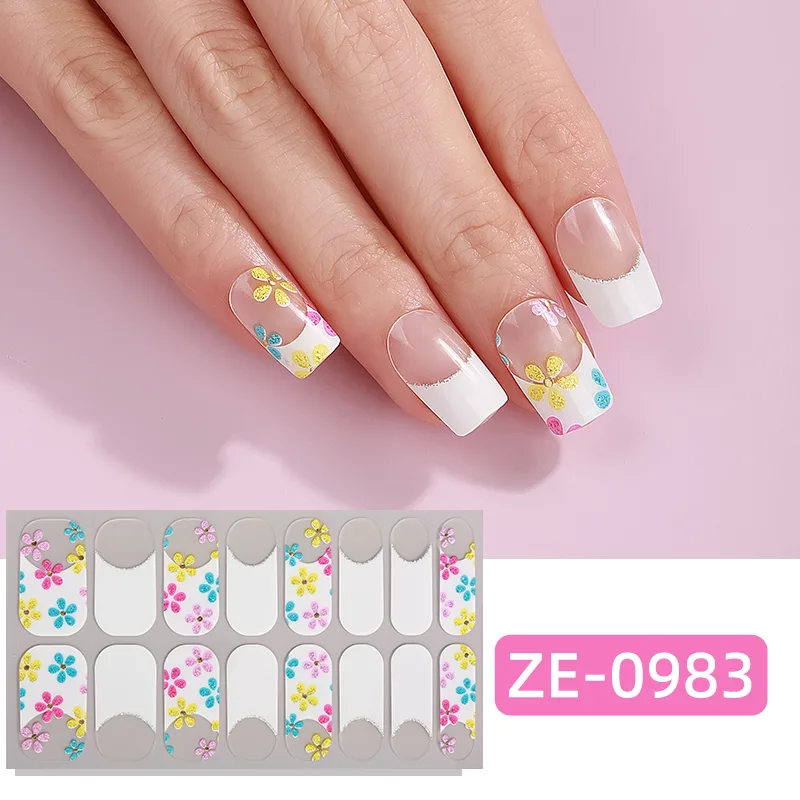 16 autocollants pour ongles ef - Full Cover Adhesive avis et prix