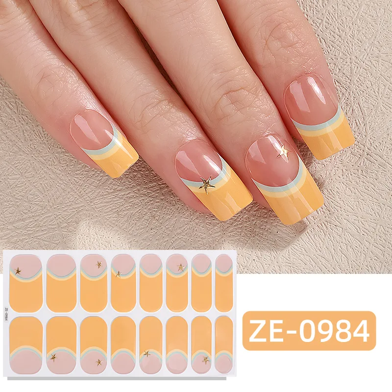 16 autocollants pour ongles ef - Full Cover Adhesive avis et prix
