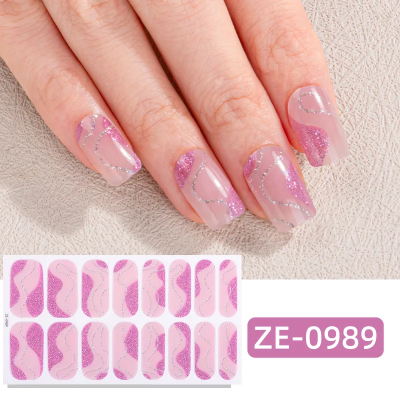 16 autocollants pour ongles ef - Full Cover Adhesive avis et prix